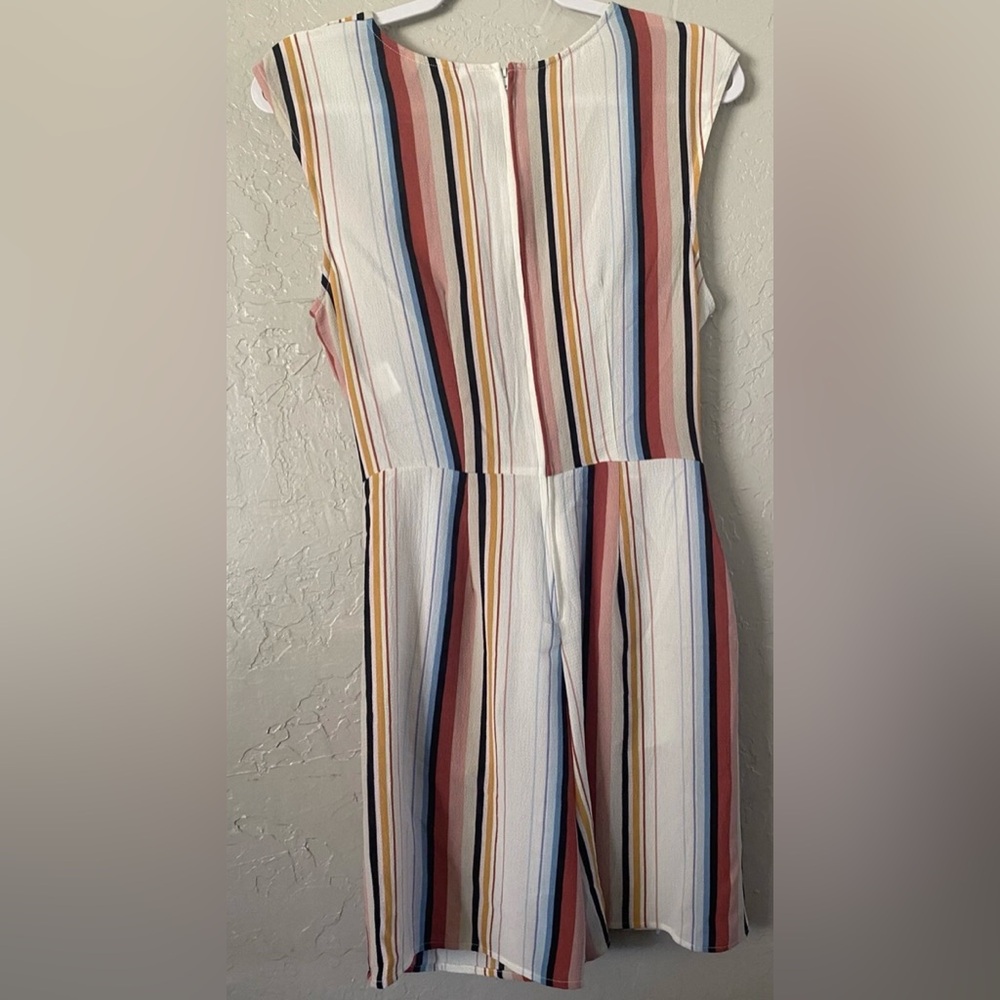 Speechless Multicolor Striped Romper - Picture 8 of 9